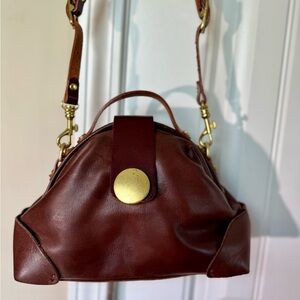 Elegant Brown Leather Bag